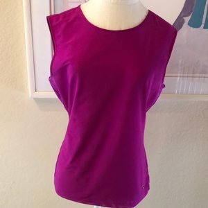 Escada Mesh Sleeveless Top